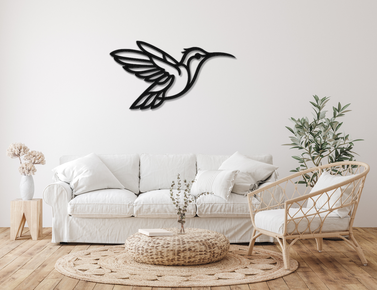 Hummingbird Metal Wall Art