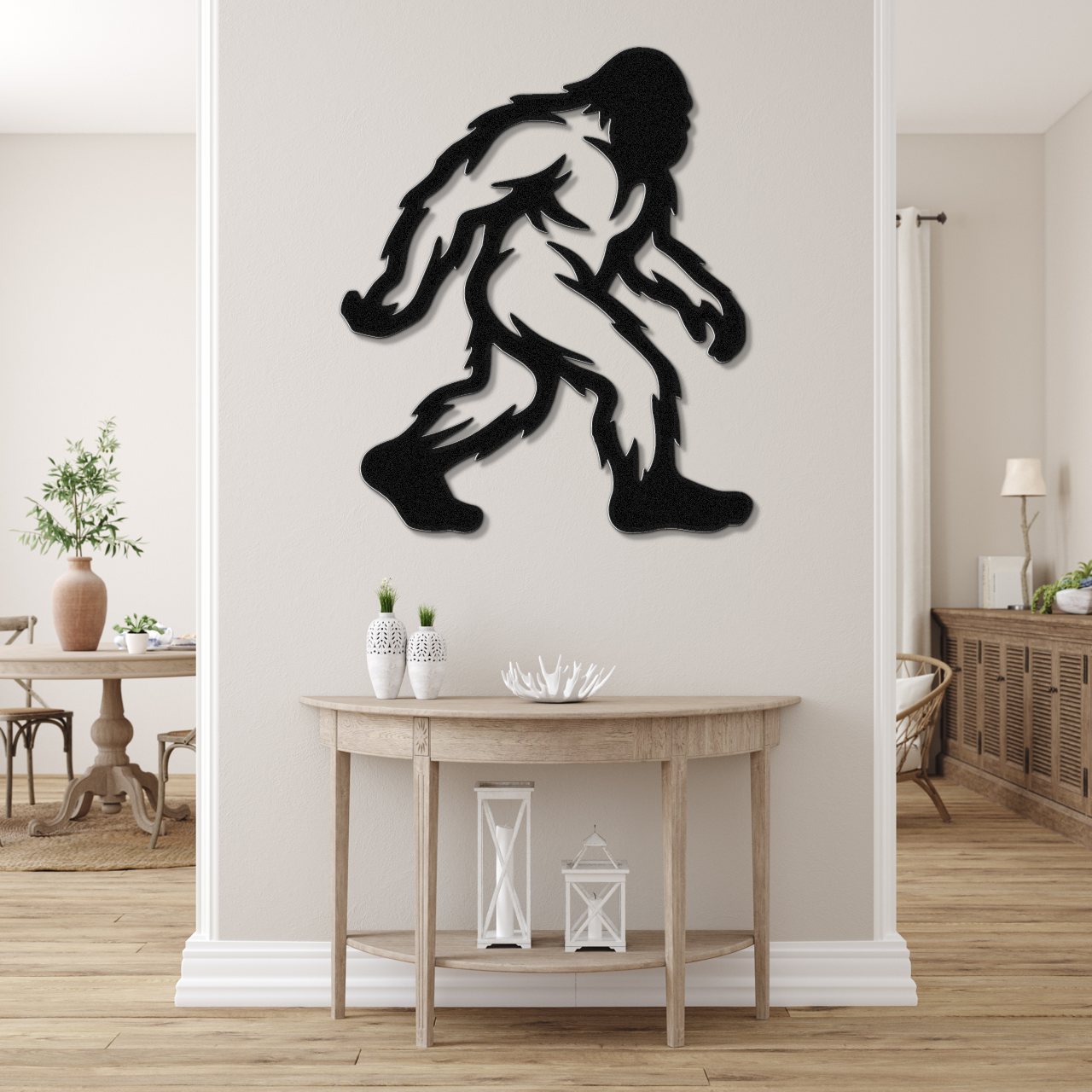 Bigfoot Metal Wall Art