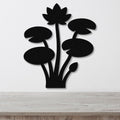 Lotus Water Lily Metal Wall Art