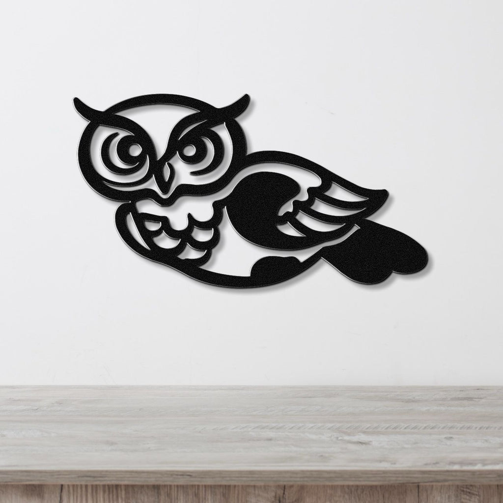 Owl Metal Wall Art