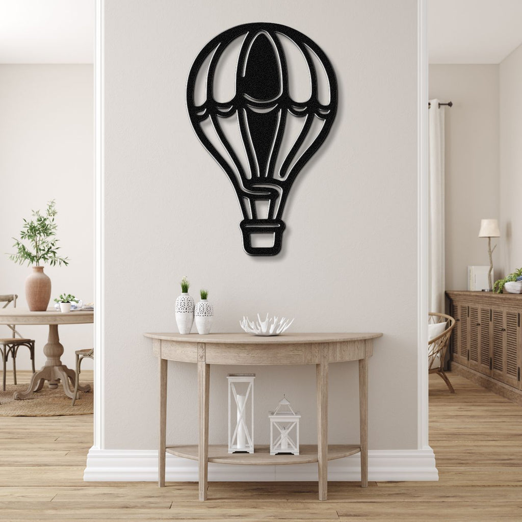 Hot Air Balloon Metal Wall Art