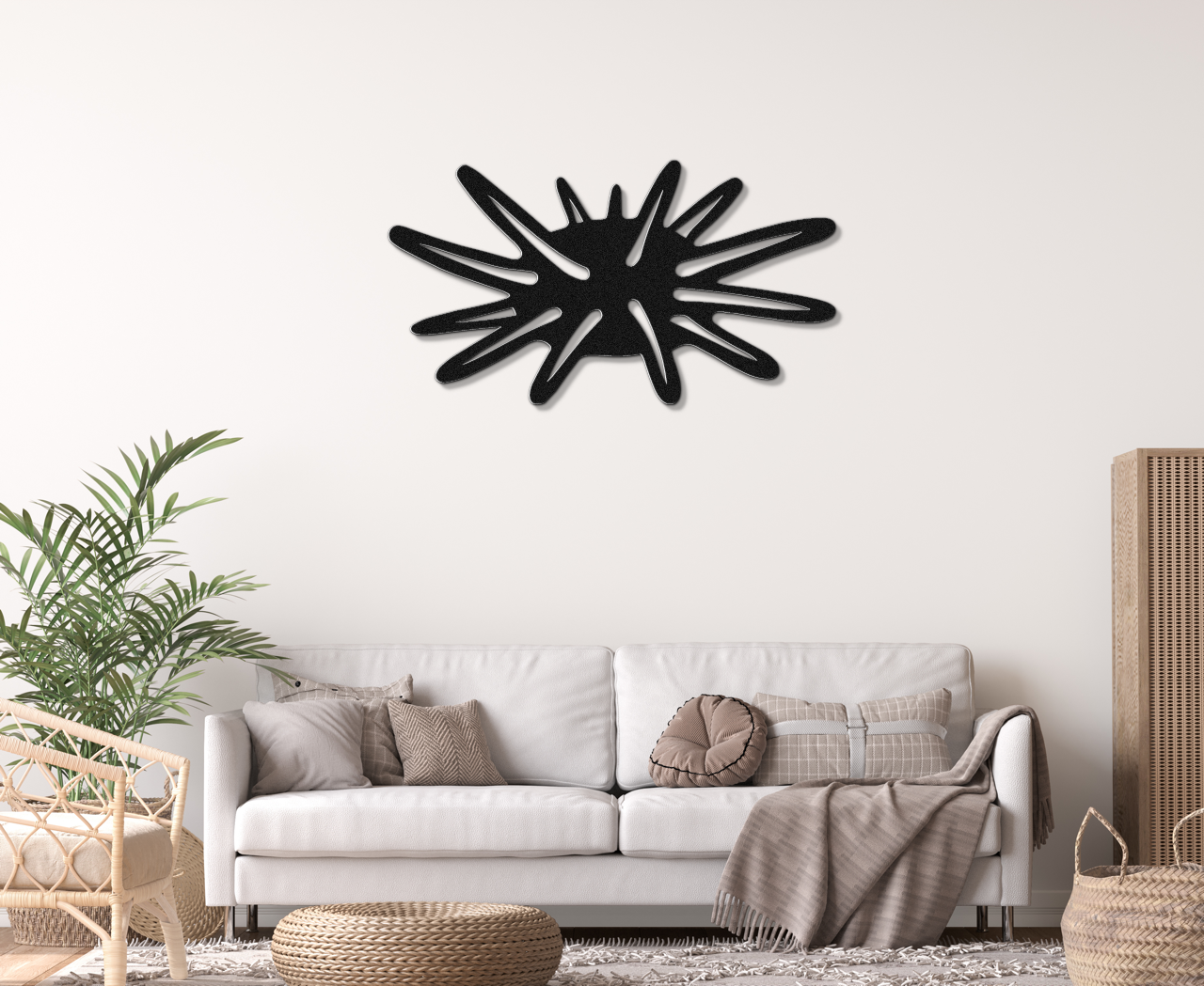 Sea Urchin Metal Wall Art