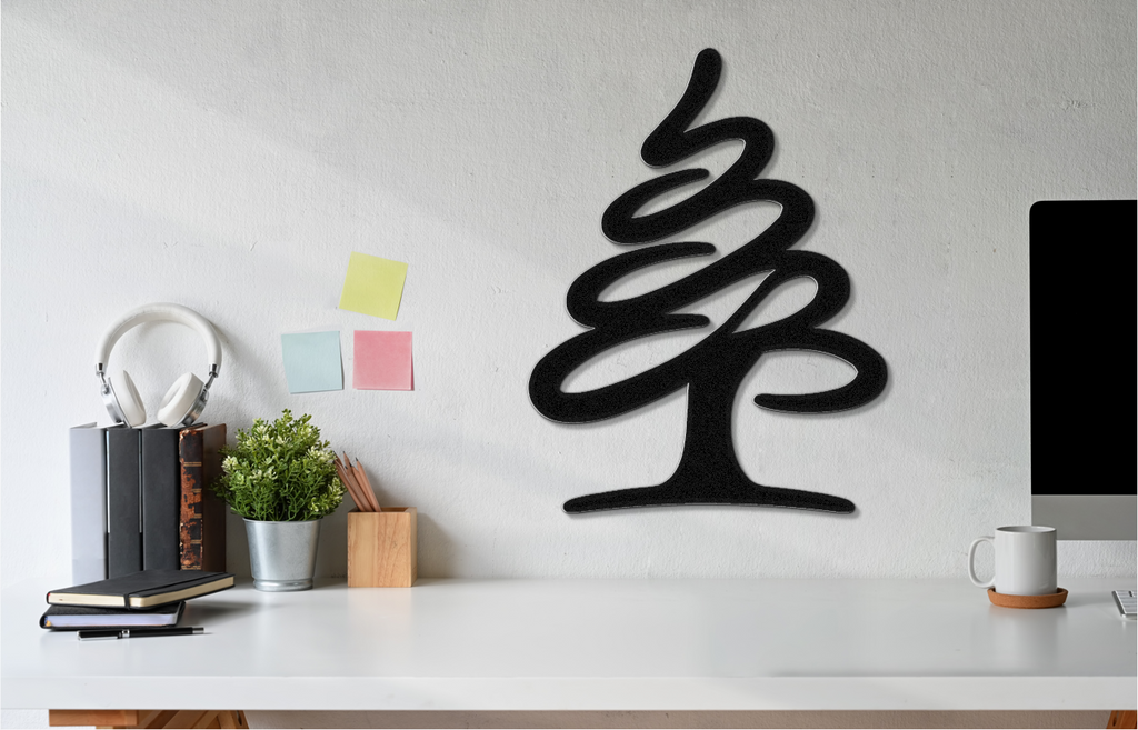 Pine Tree Metal Wall Art