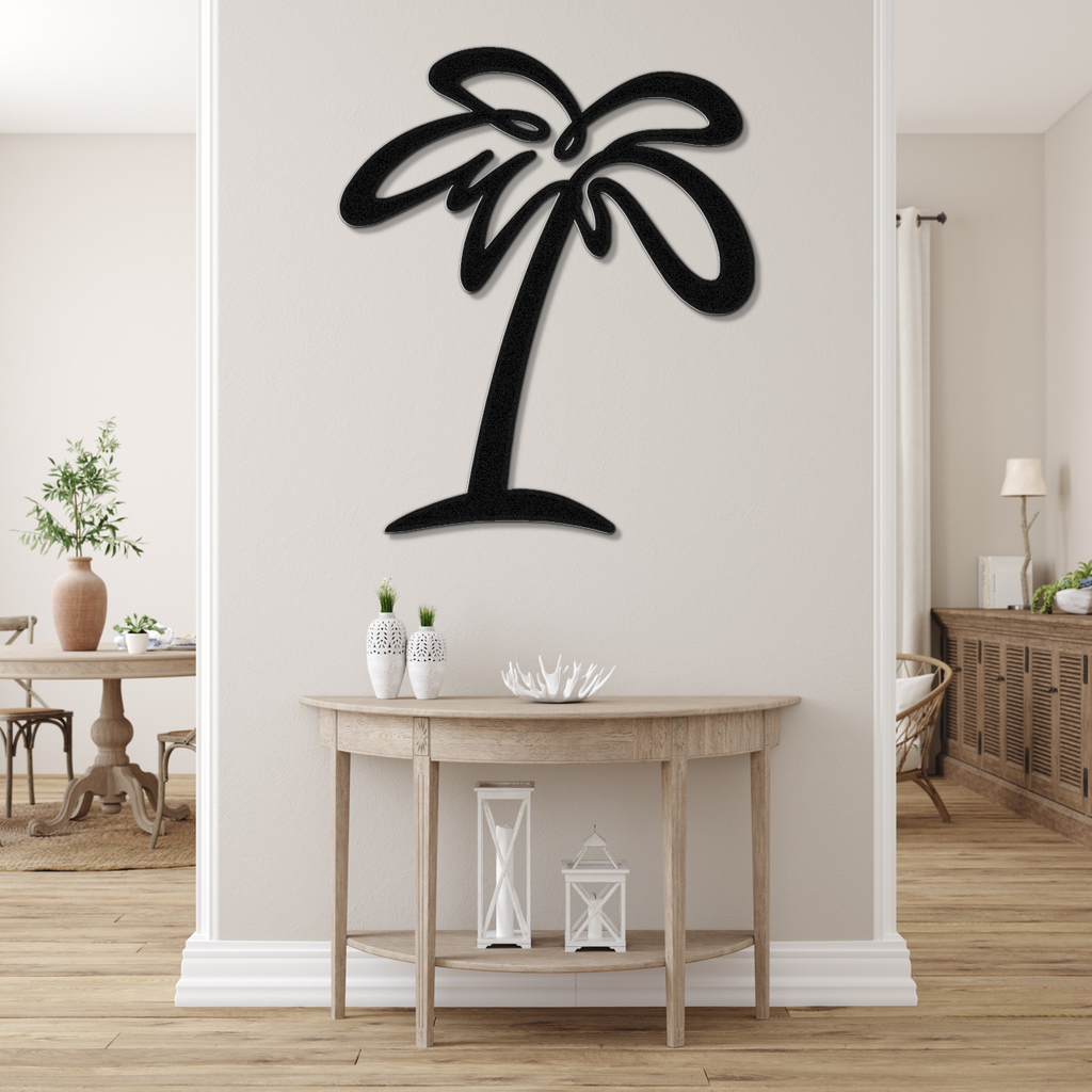 Palm Tree Metal Wall Art