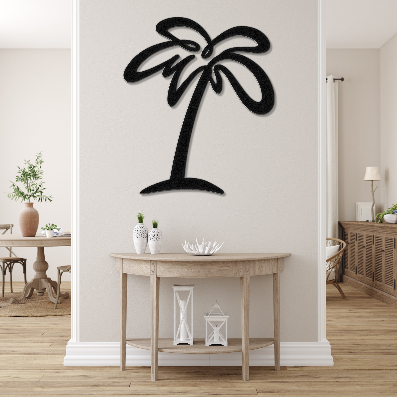 Palm Tree Metal Wall Art