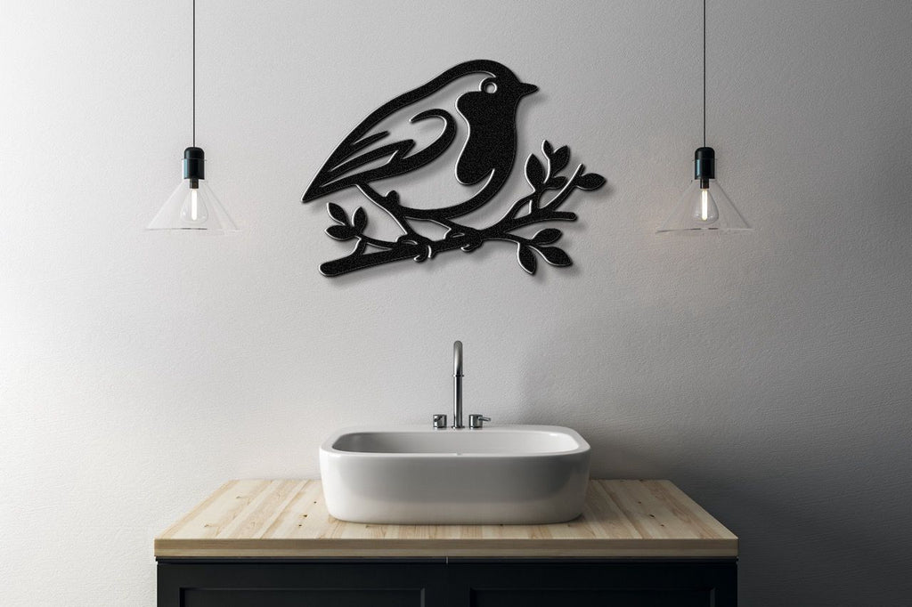 Robin Metal Wall Art
