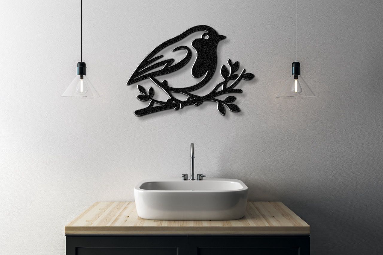 Robin Metal Wall Art