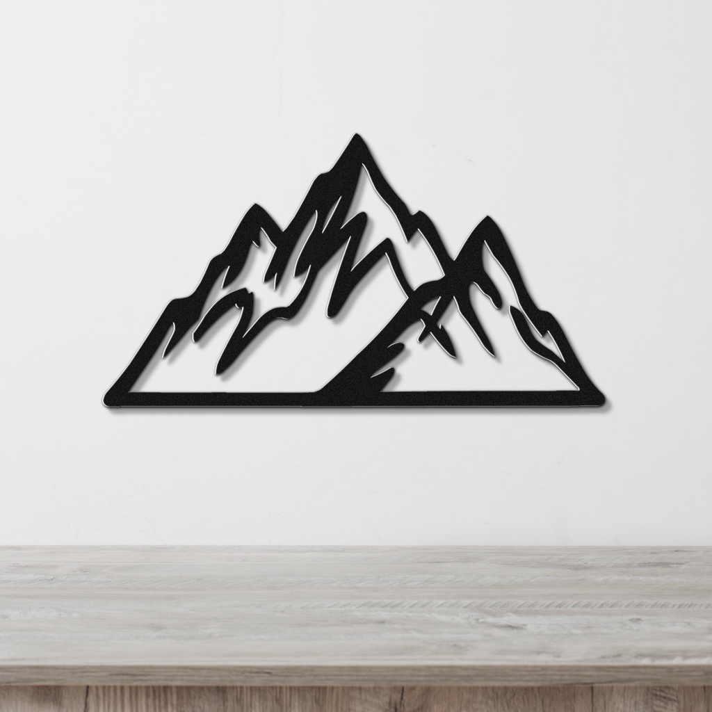 Mountains Metal Wall Art