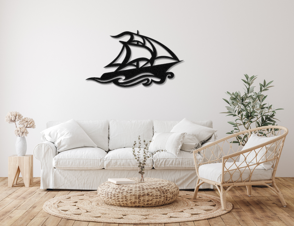 Sailboat Metal Wall Art