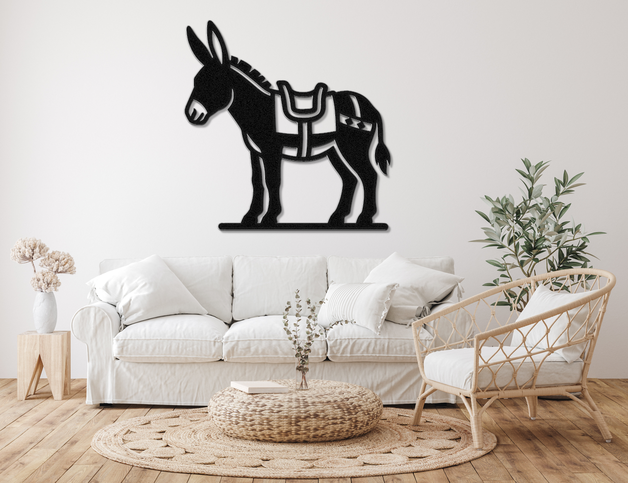 Burro Metal Wall Art