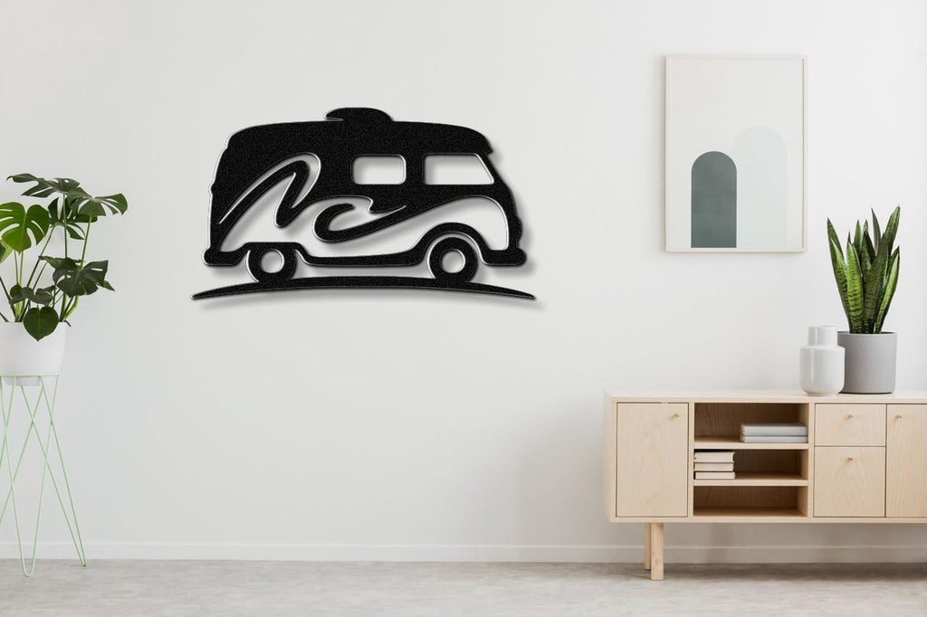 Vintage Van Metal Wall Art