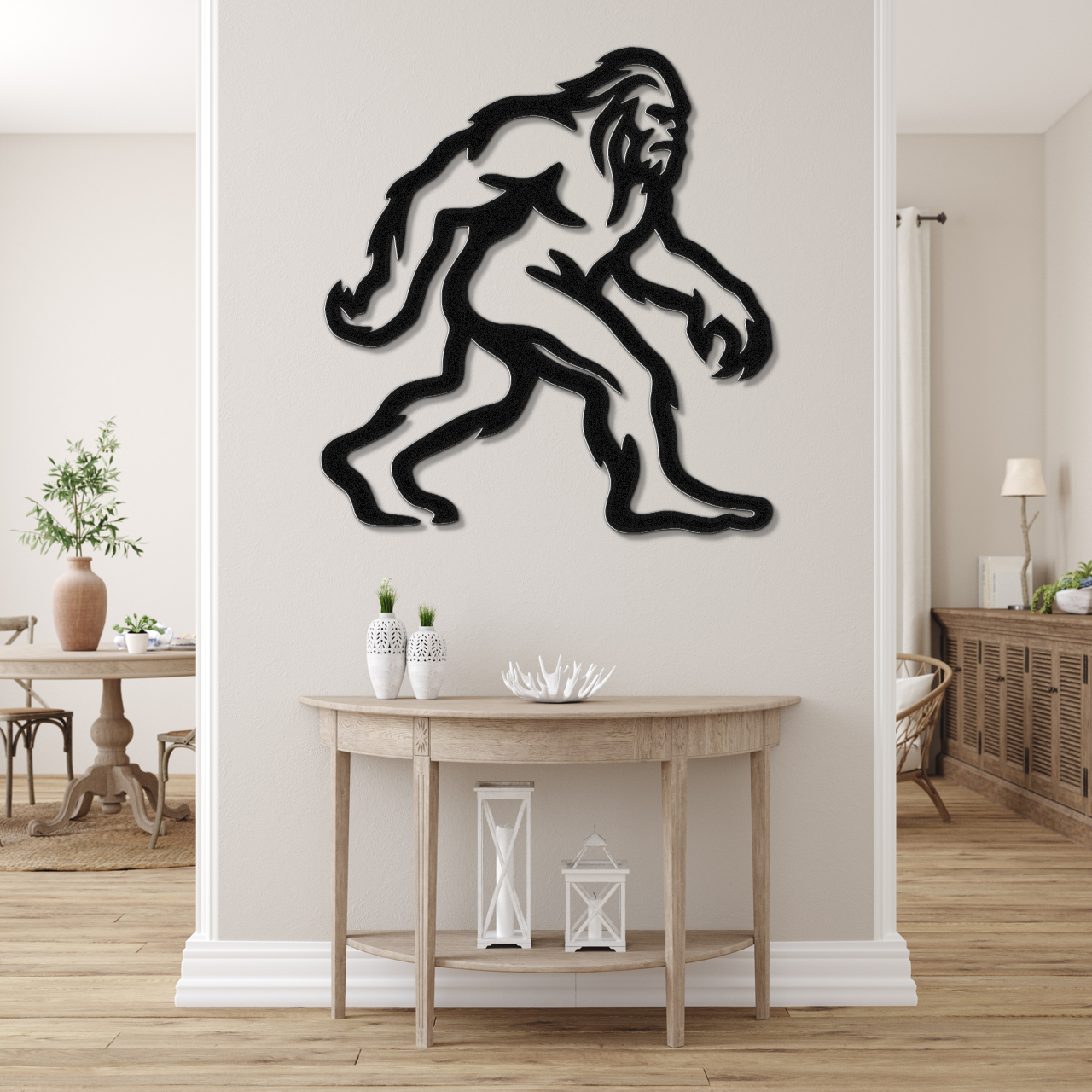 Bigfoot Metal Wall Art