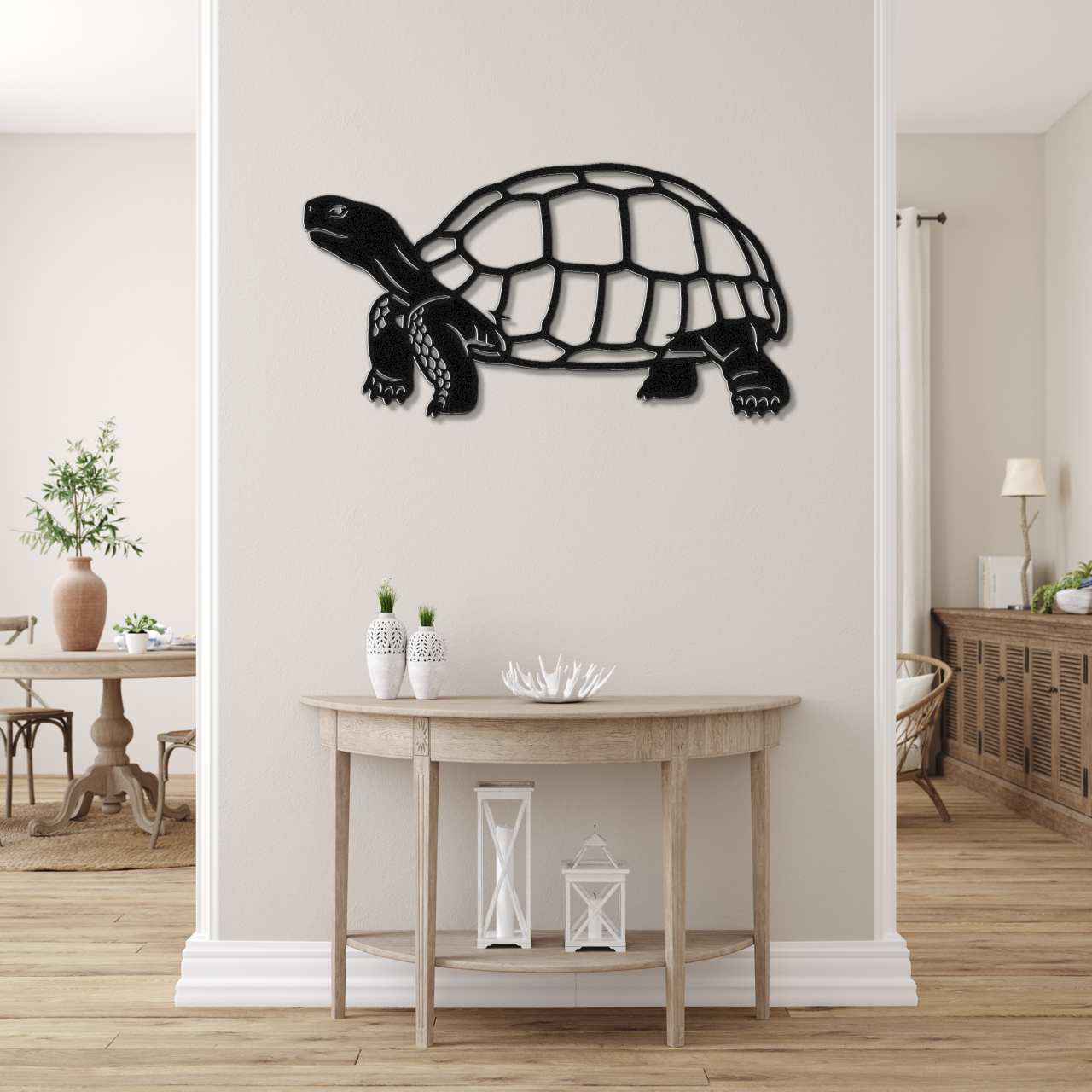 Tortoise Metal Wall Art