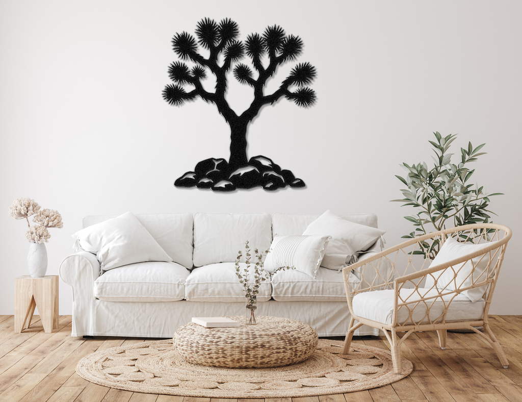 Joshua Tree Silhouette Metal Wall Art