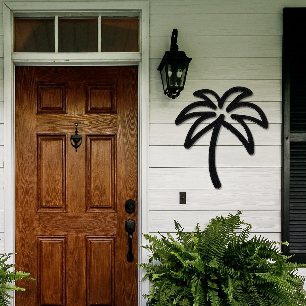 Palm Tree Metal Wall Art