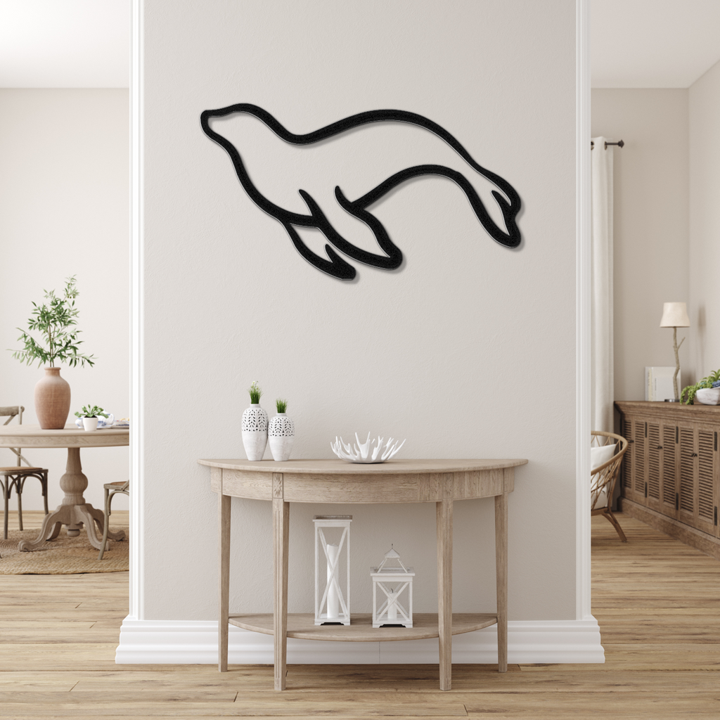 Sea Lion Metal Wall Art