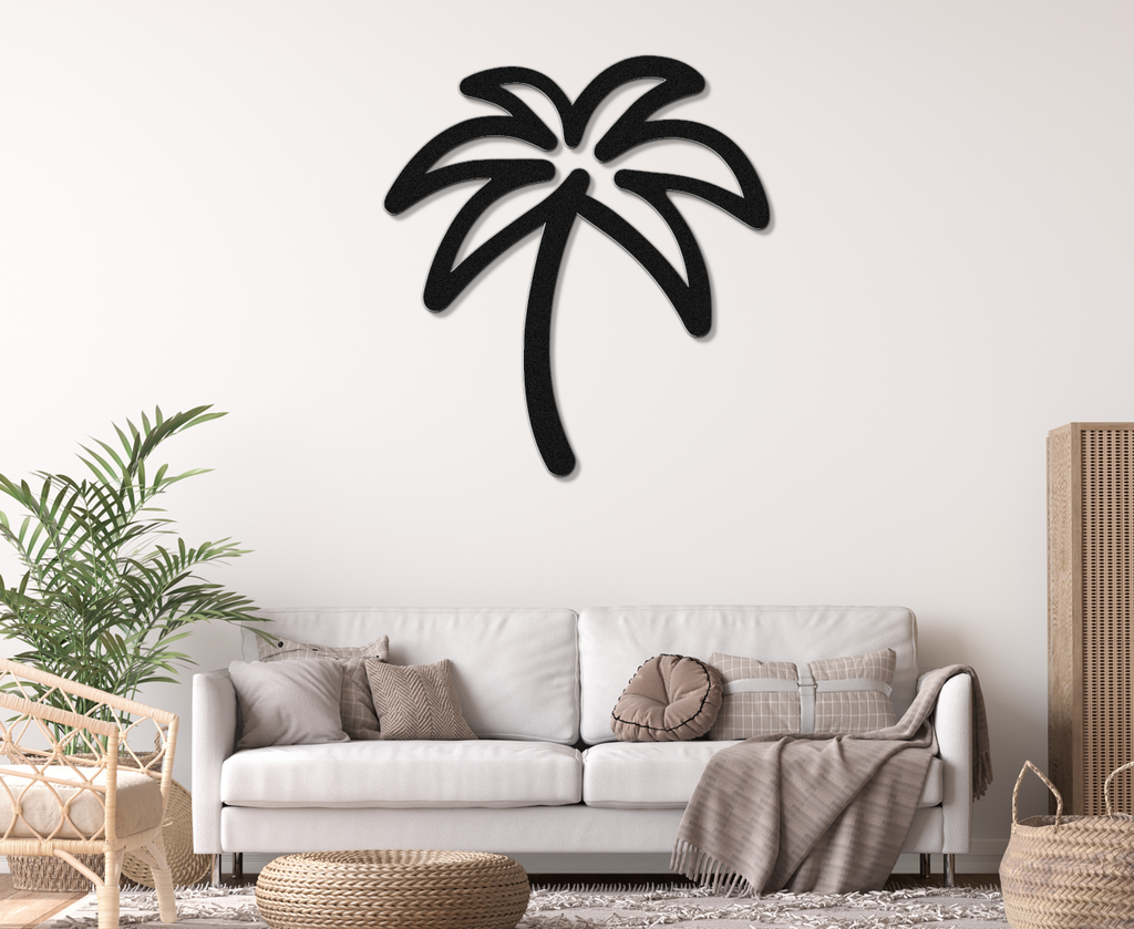 Palm Tree Metal Wall Art