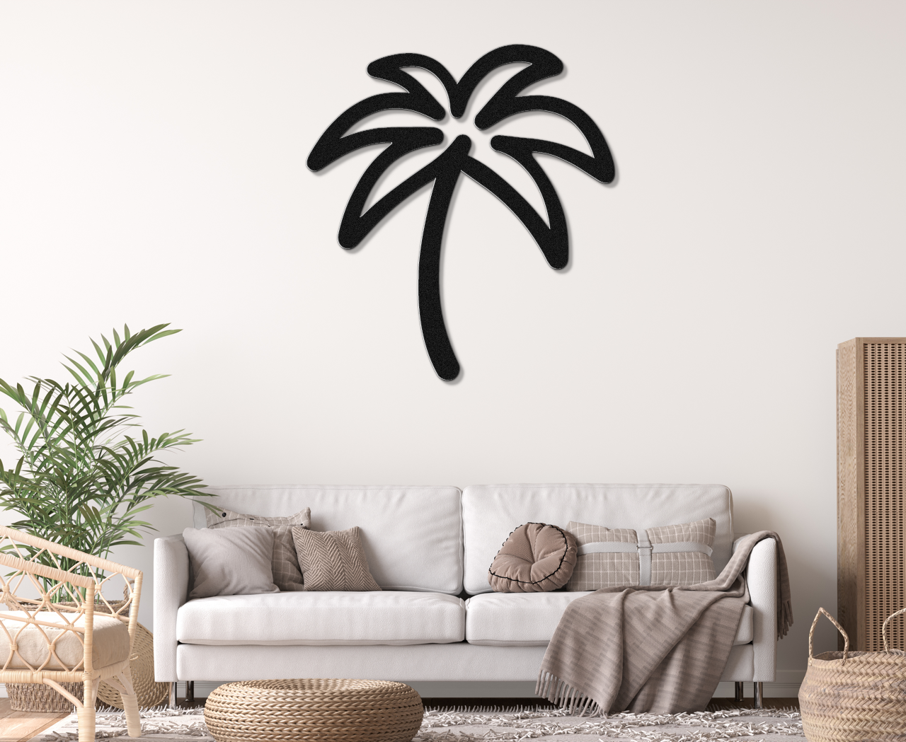 Palm Tree Metal Wall Art
