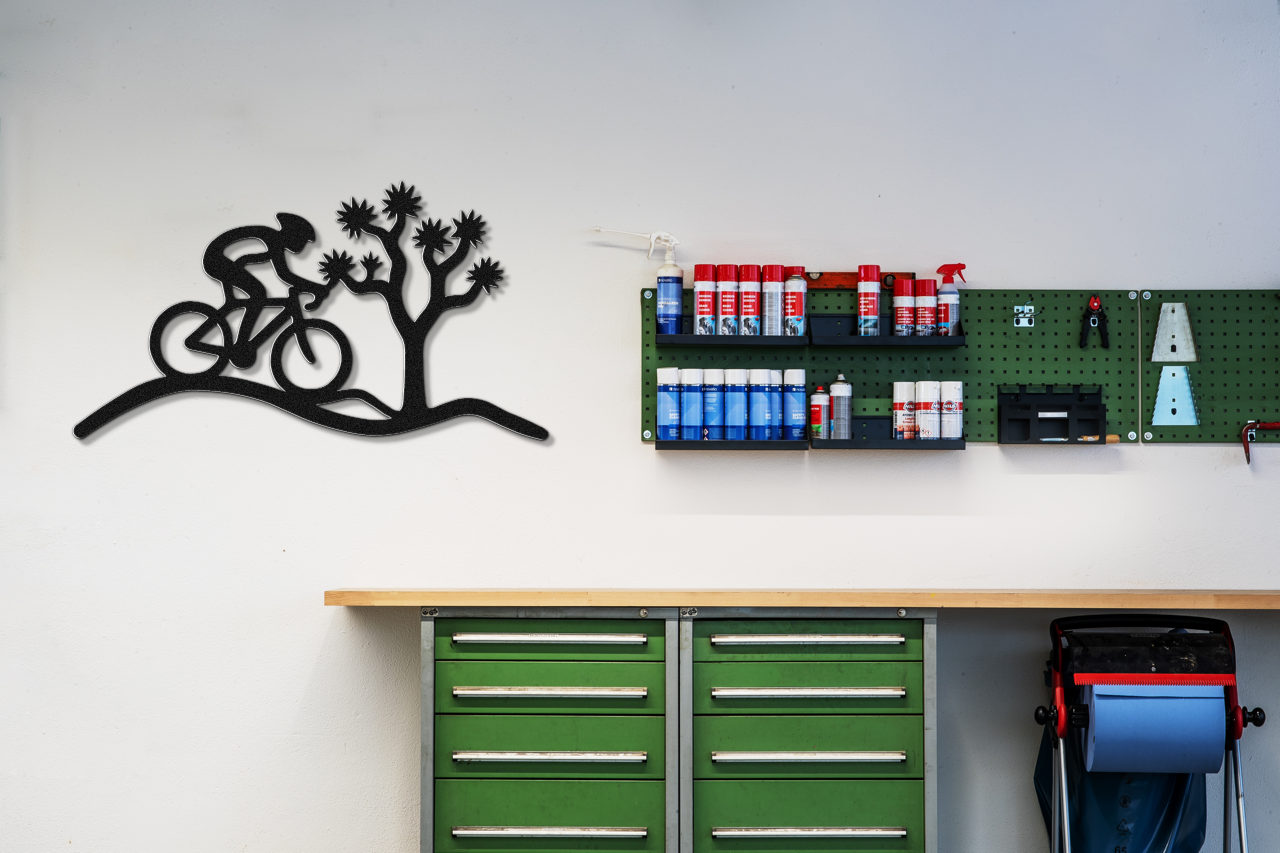 Joshua Tree Cycling Metal Wall Art