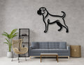 Boxer Dog Metal Wall Art