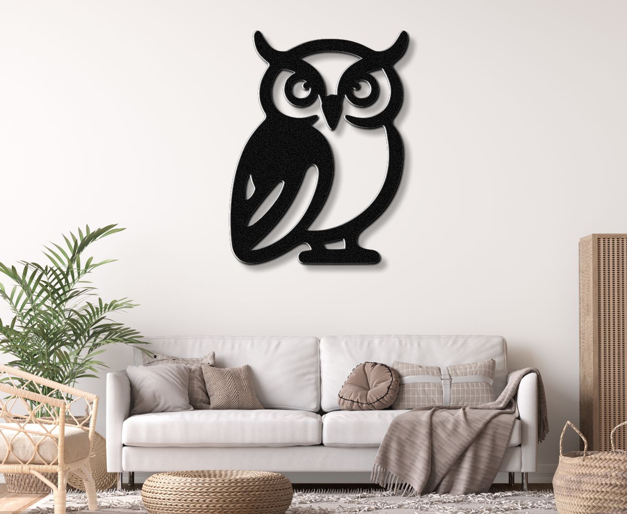 Owl Metal Wall Art