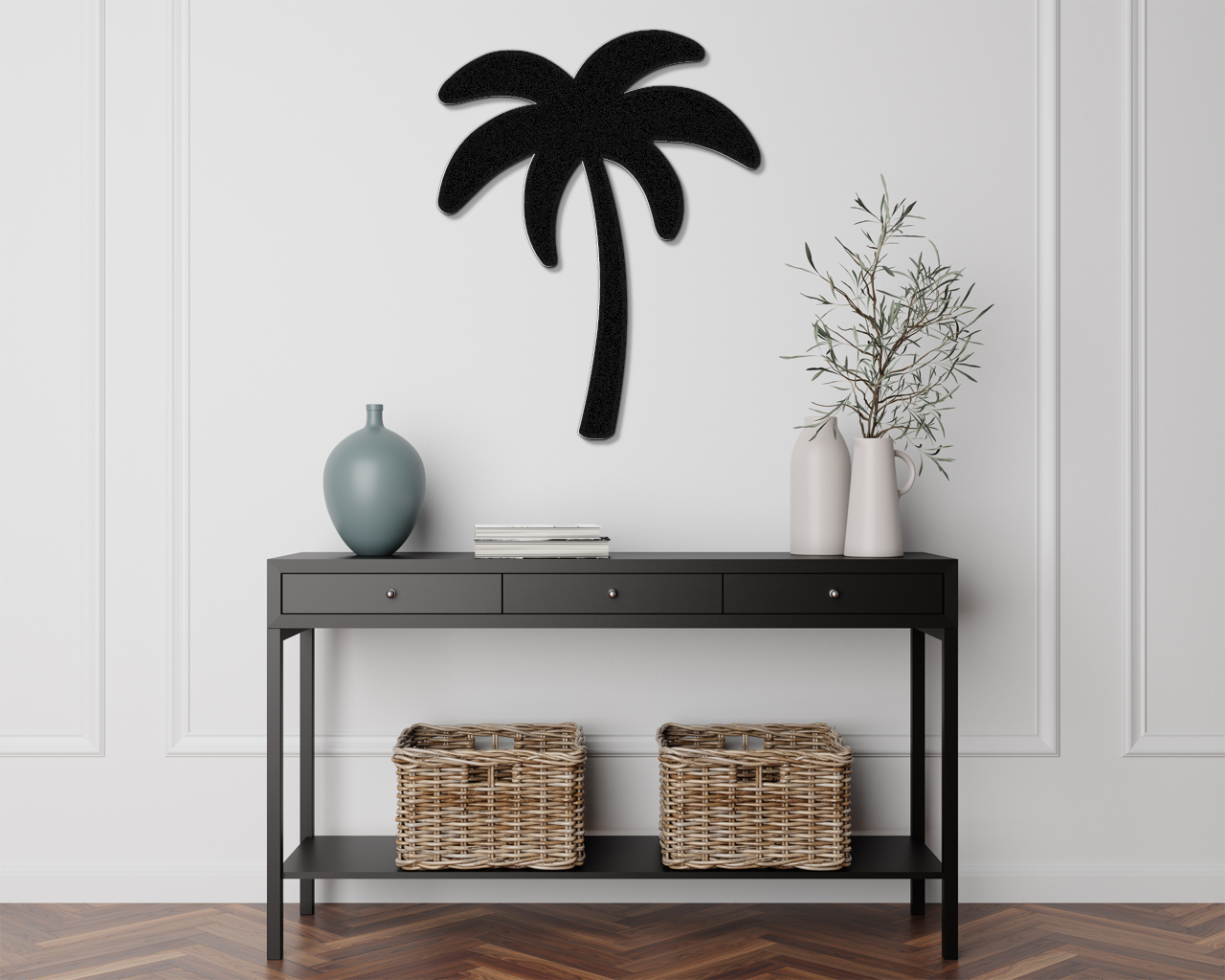 Palm Tree Metal Wall Art