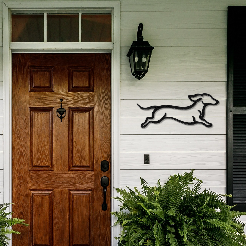 Dachshund Metal Wall Art