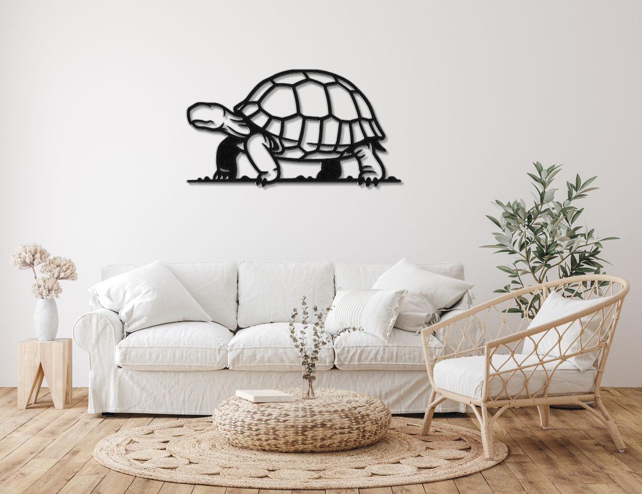 Tortoise Metal Wall Art