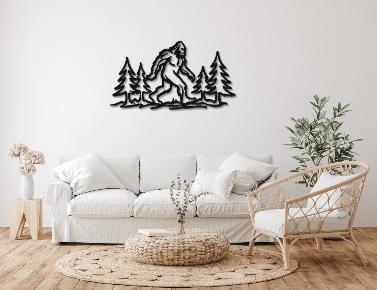 Bigfoot Metal Wall Art