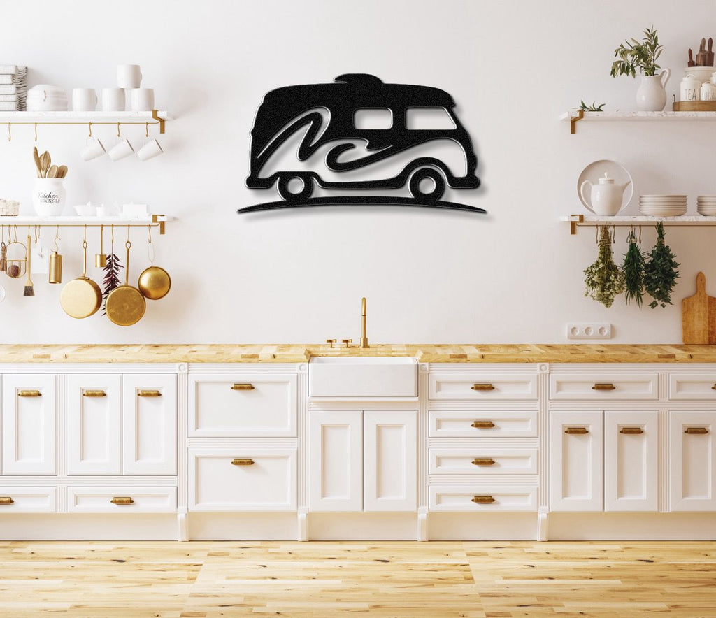 Vintage Van Metal Wall Art