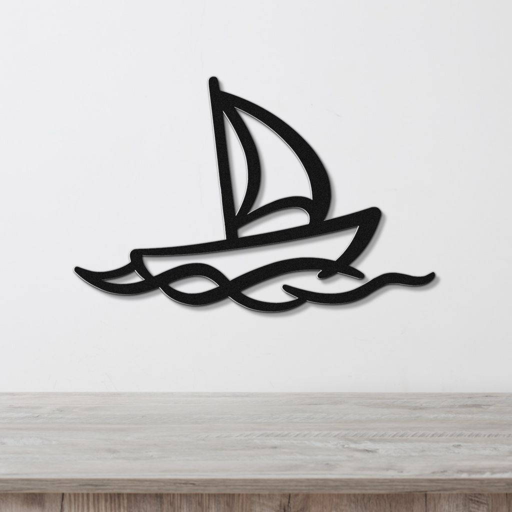 Sailboat Metal Wall Art