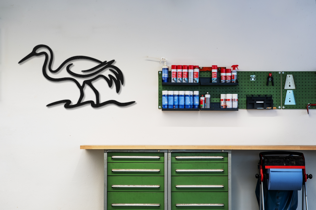 Crane Metal Wall Art