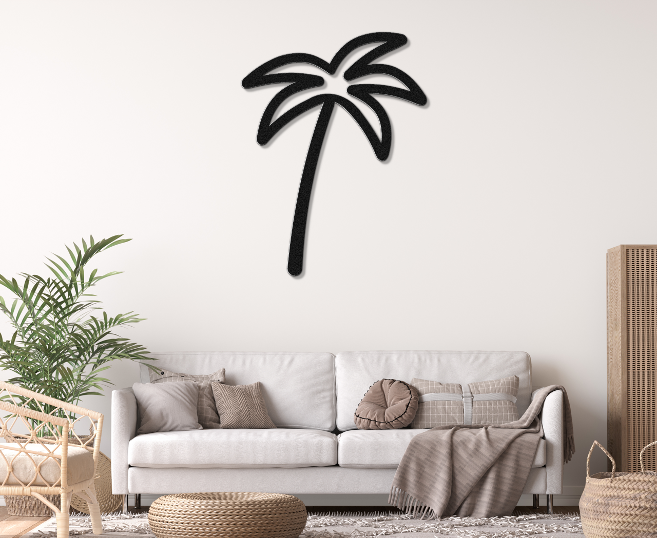 Palm Tree Metal Wall Art