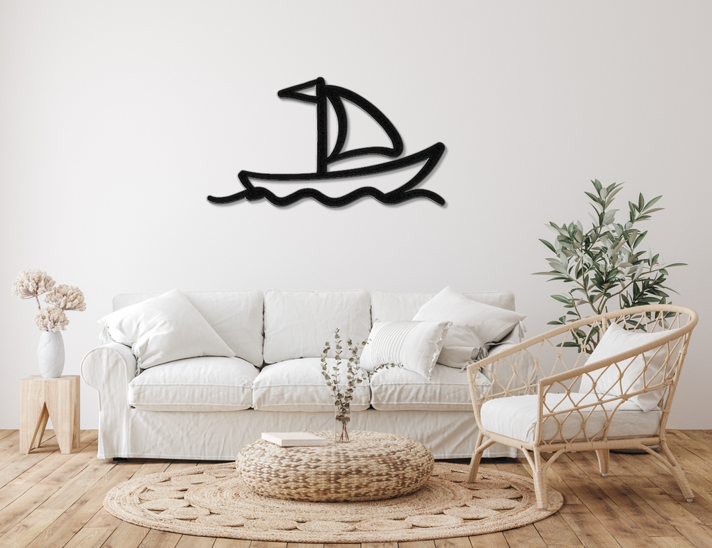 Sailboat Metal Wall Art