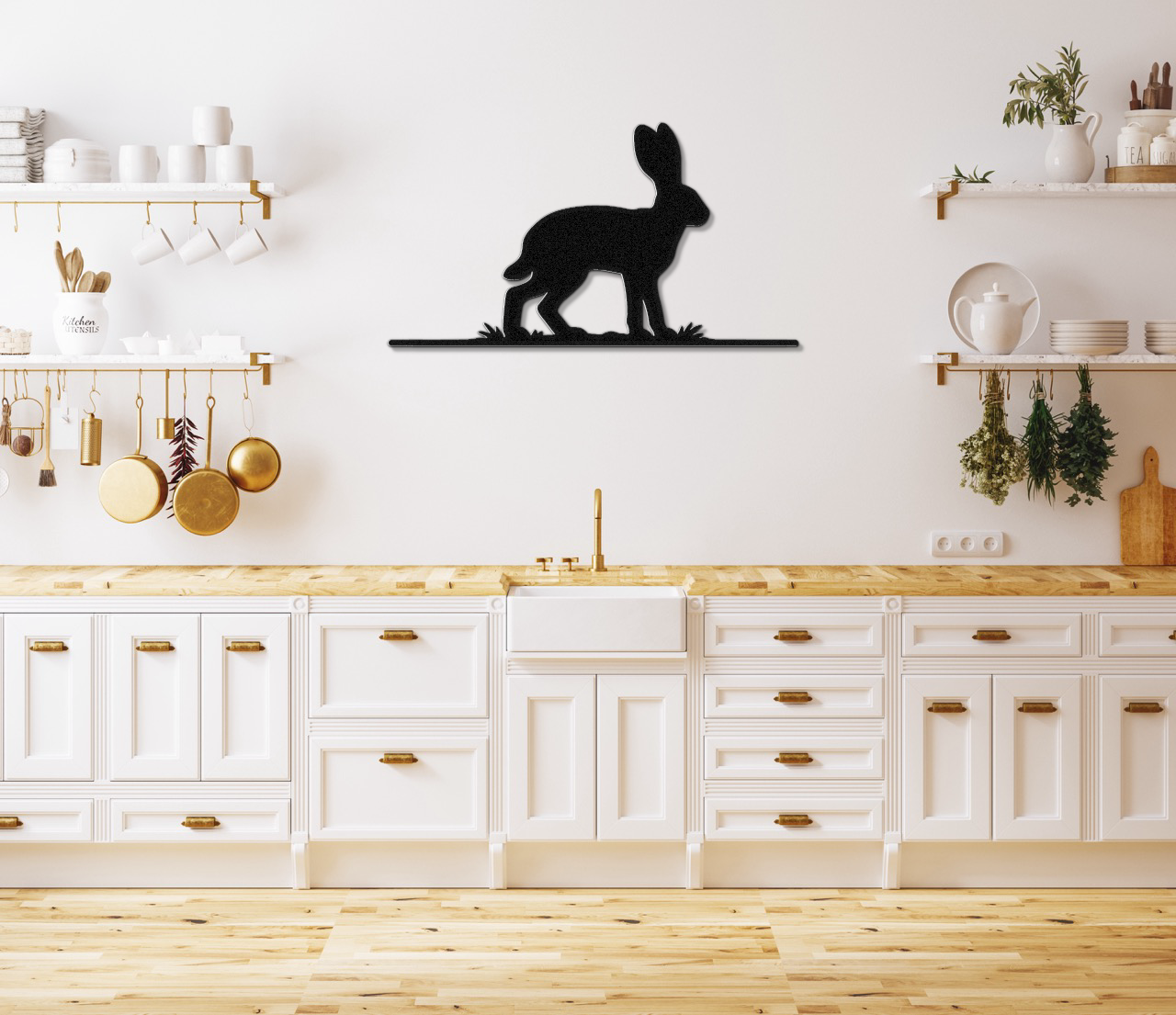 Jackrabbit Metal Wall Art