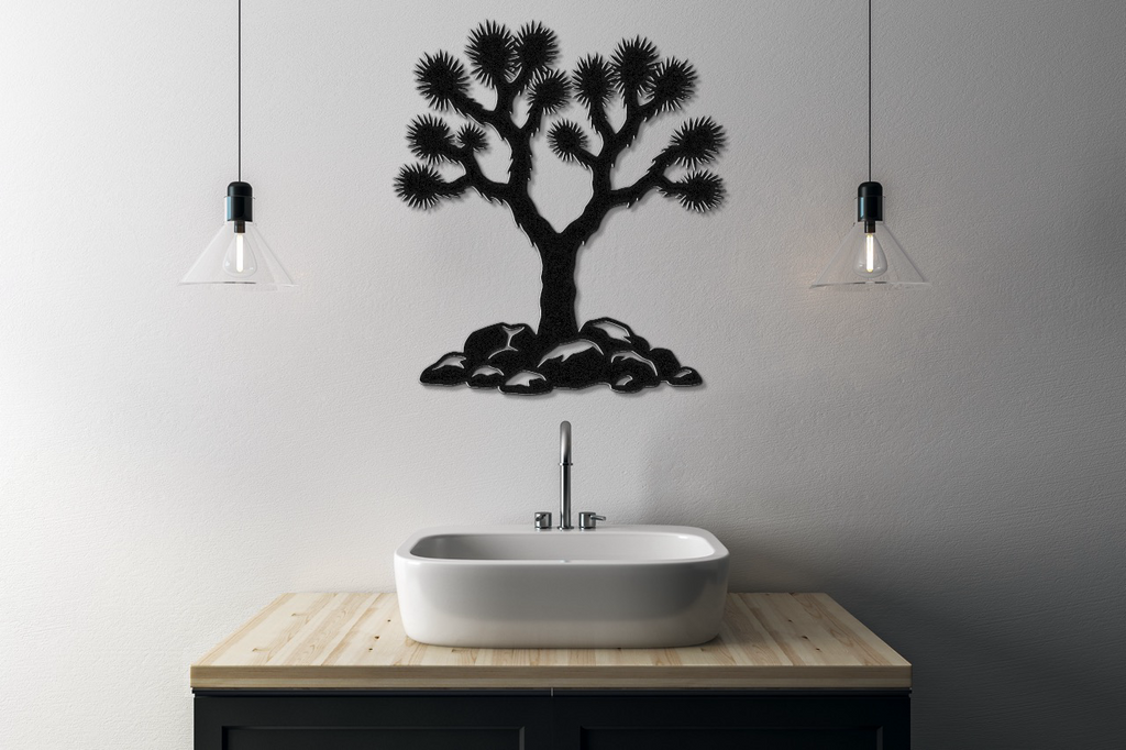 Joshua Tree Silhouette Metal Wall Art