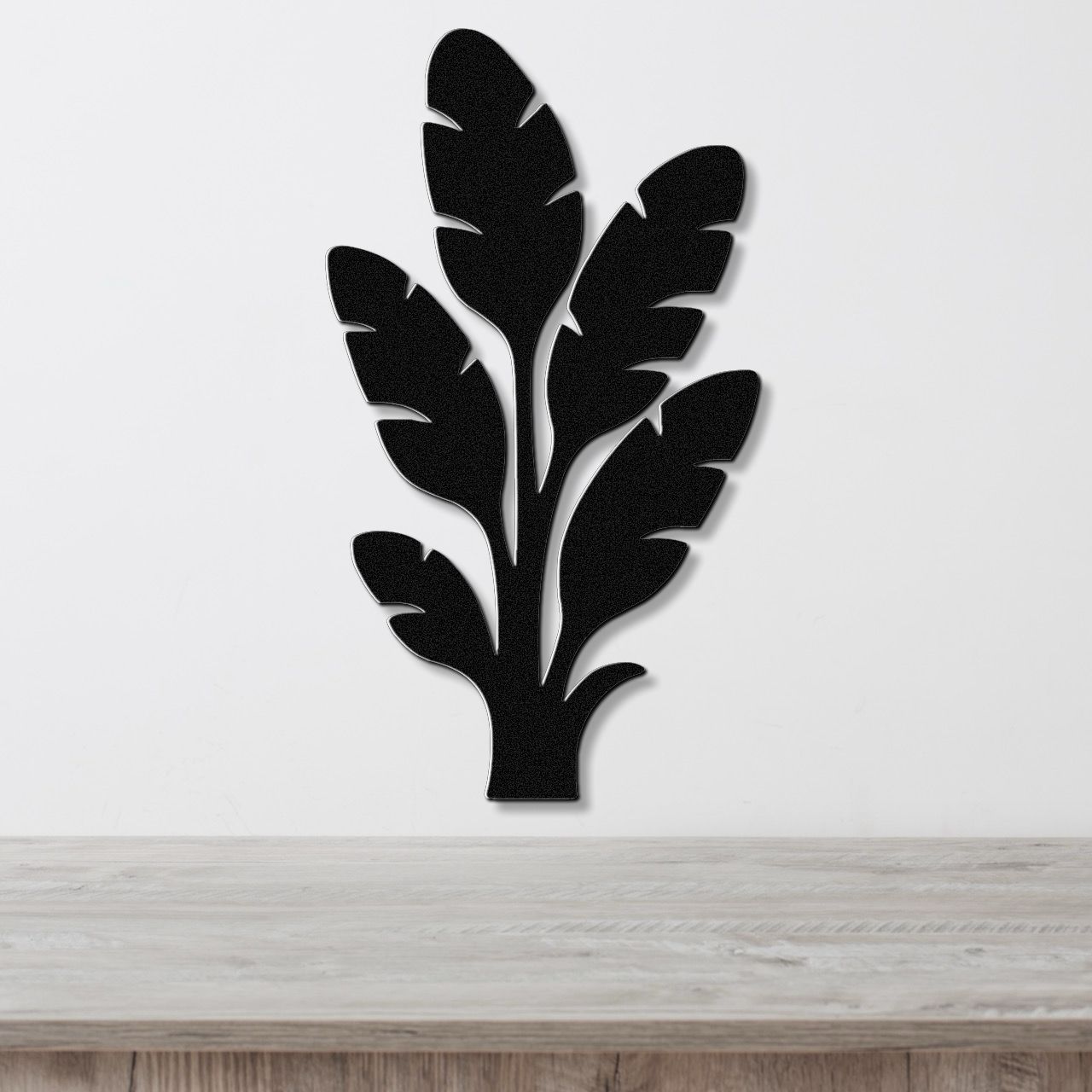 Tropical Leaves Metal Wall Art