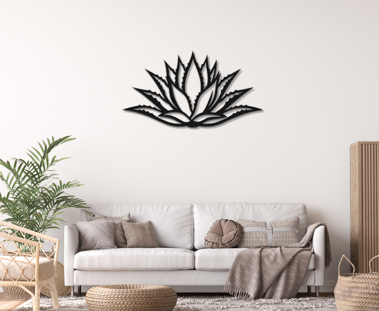 Agave Metal Wall Art