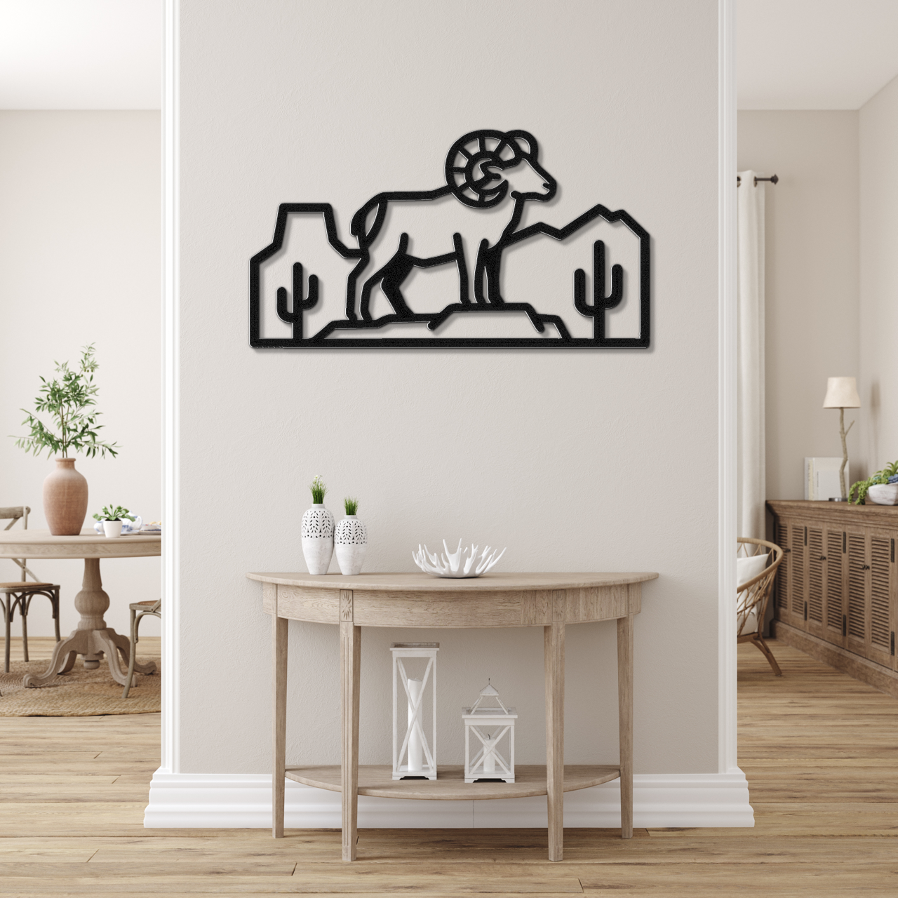 Arizona Bighorn Sheep Metal Wall Art