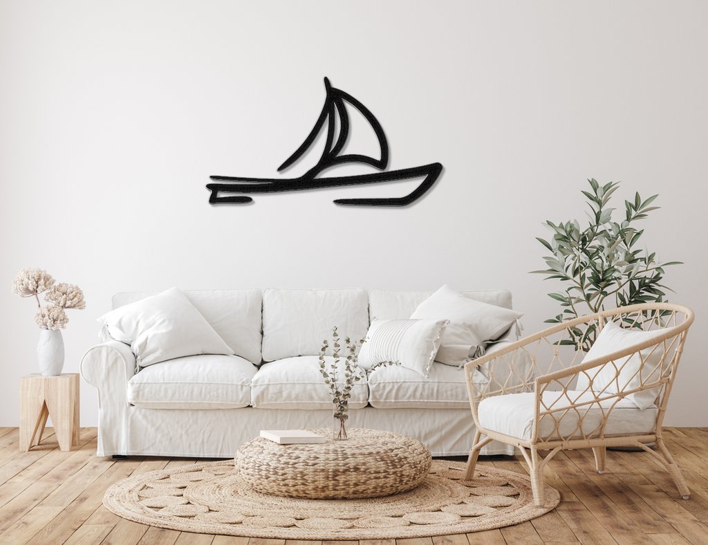 Sailboat Metal Wall Art