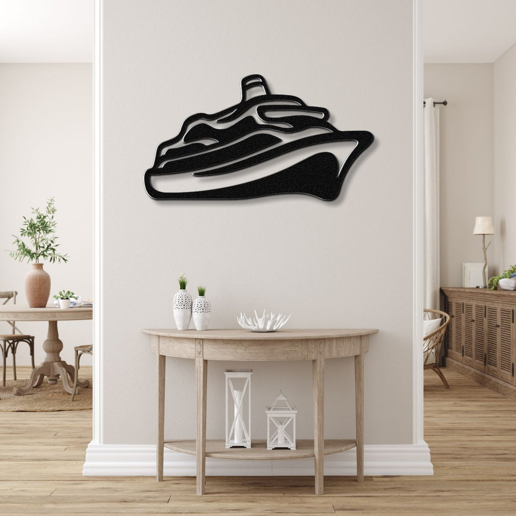 Cruise Ship Metal Wall Art