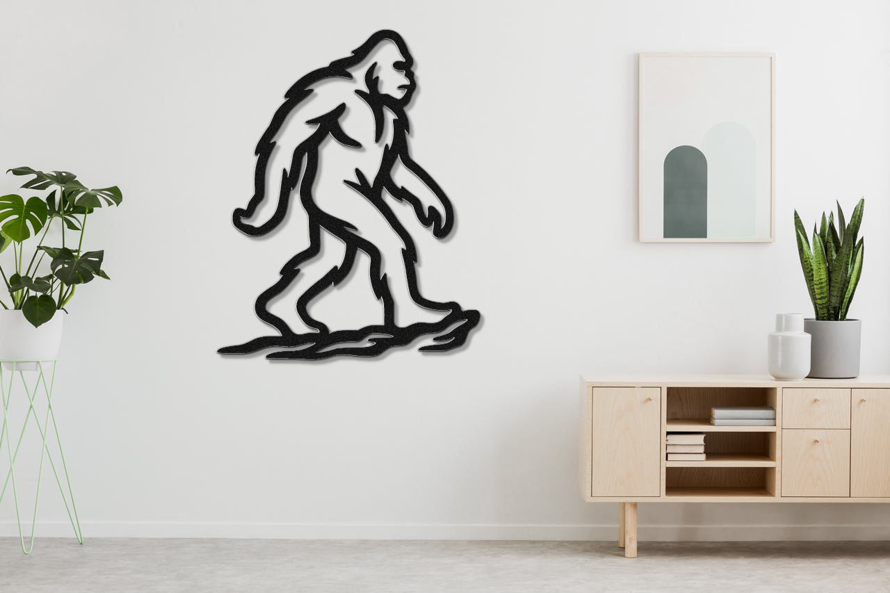 Bigfoot Metal Wall Art