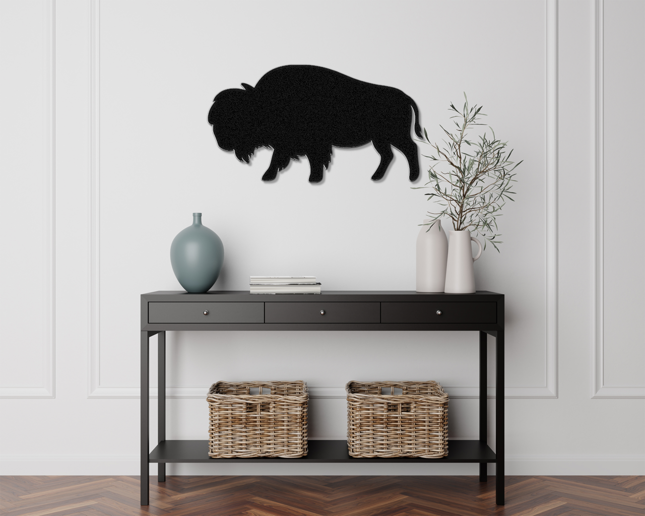 Buffalo Metal Wall Art