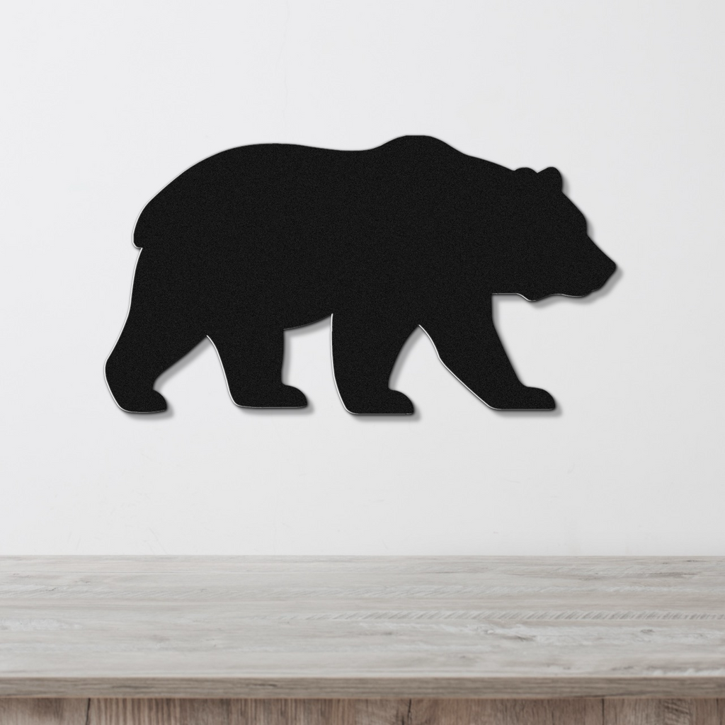 Bear Metal Wall Art