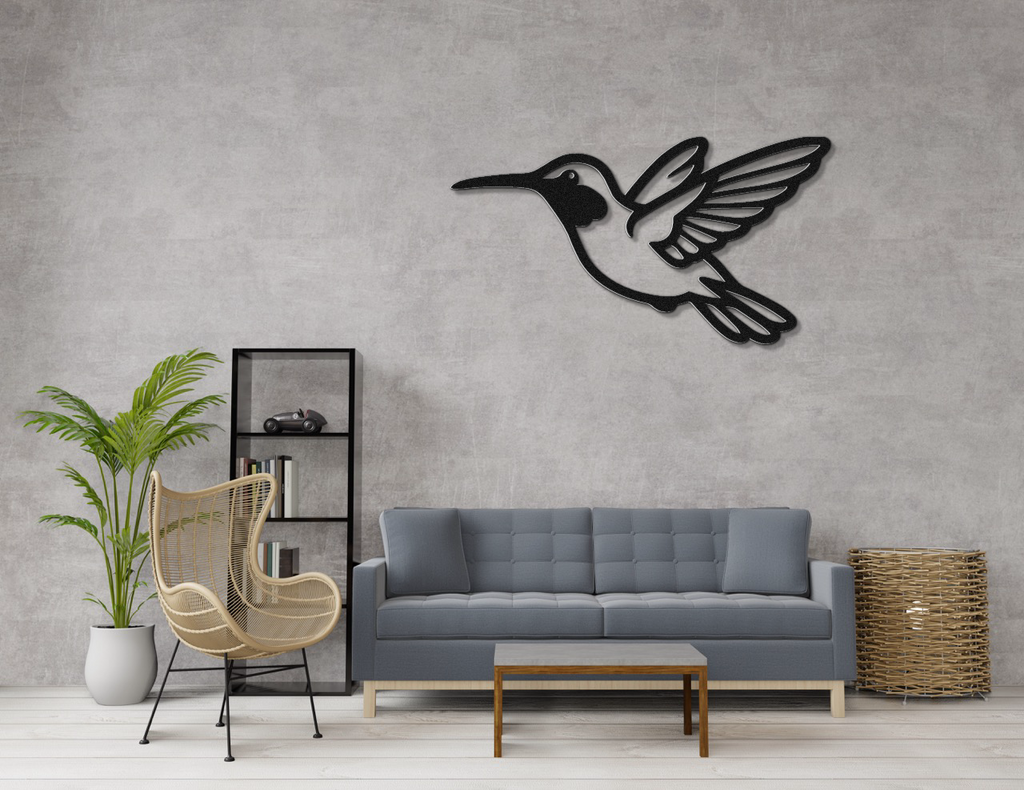 Hummingbird Metal Wall Art