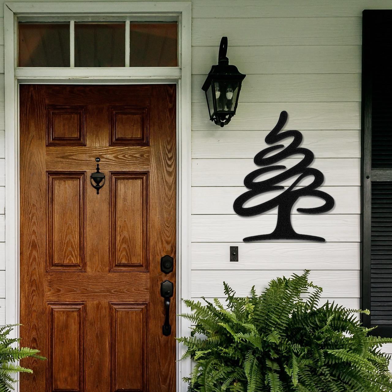 Pine Tree Metal Wall Art