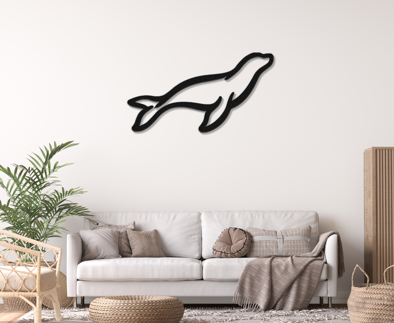 Sea Lion Metal Wall Art