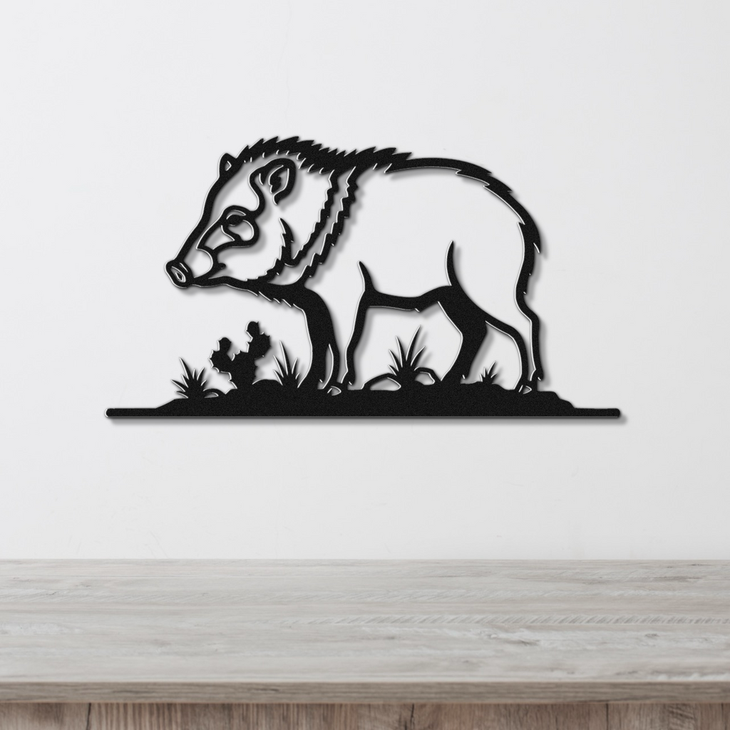 Javelina Metal Wall Art