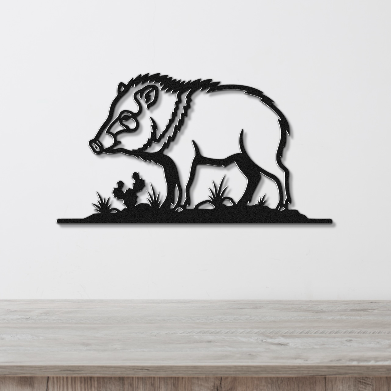 Javelina Metal Wall Art