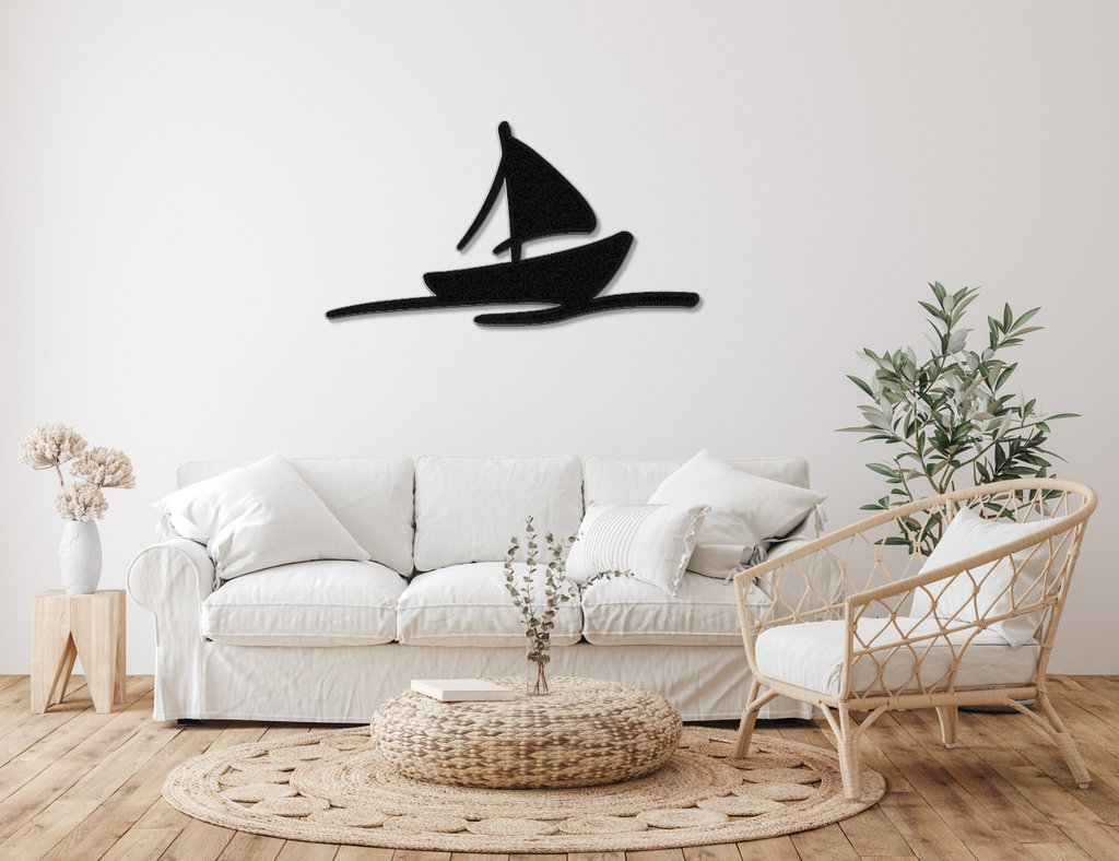 Sailboat Metal Wall Art